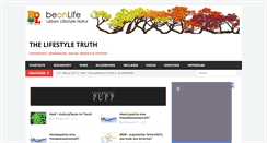 Desktop Screenshot of beonlife.de